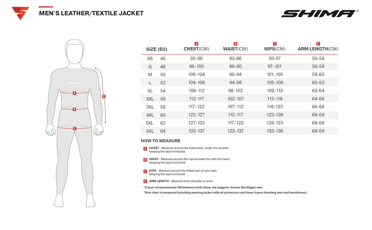 Shima Textile Mc-Jacket Hero 2.0 черно /червено