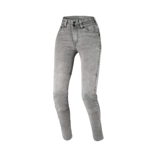 Мотоциклетни дънки macna, aramon slim жени сиви
