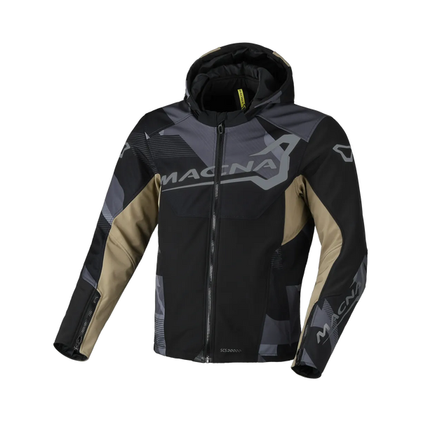 Macna Softshell MC яке Atracor Black /Taupe
