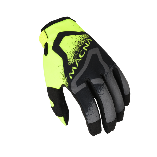 MX ръкавици Macna, Backyard-1 Black/Grey/Fluo Ylow