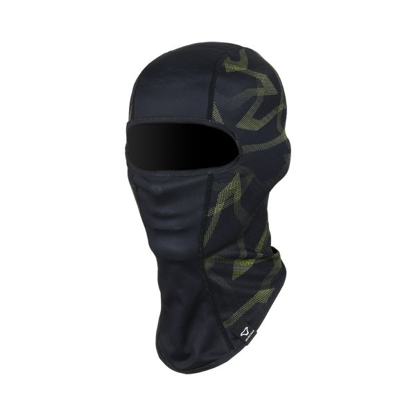 Balaclava macna, транс тъмно сиво/флуо жълто