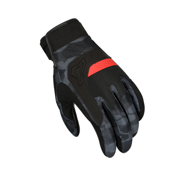 Мотоциклетна ръкавица Macna, Congra Black Grey Camo/Red
