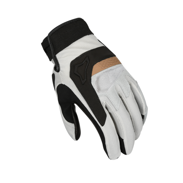 Мотоциклетна ръкавица Macna, Congra Light Grey/Black/Bronze