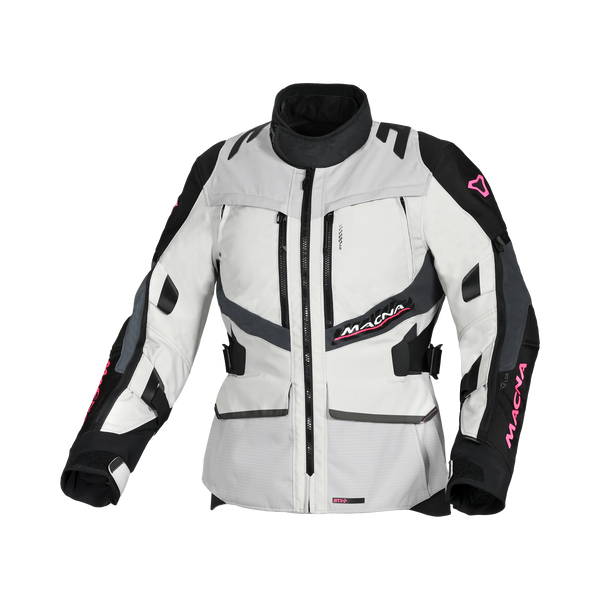 Macna Lady Textile Mc-Jacket Domane Grey /Black
