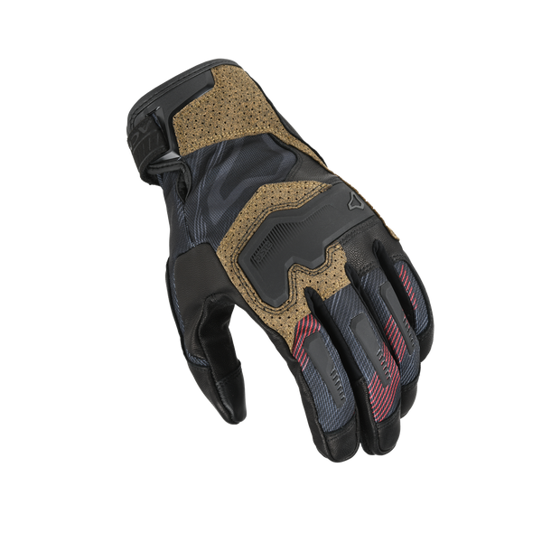 Мотоциклетни ръкавици Macna, Haros 2.0 Black/Taupe/Red