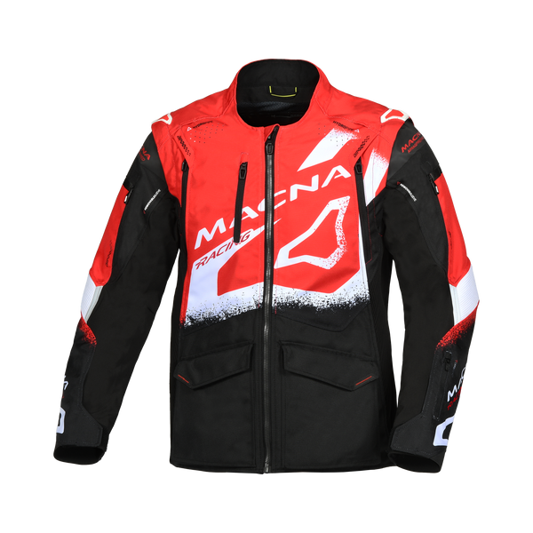 Motorcycle Jacket Macna, Landmark Black/Red/White