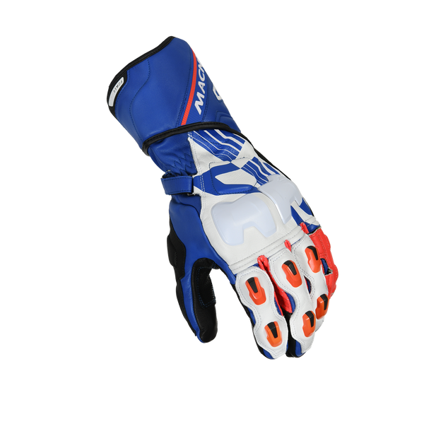Мотоциклетни ръкавици Macna, Powertrack Blue/Black/White