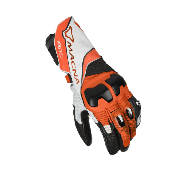 Motorcycle Glove Macna, Protego Red/White/Black
