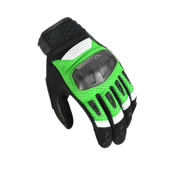 Мотоциклетни ръкавици Macna, Rime Black/Green/White