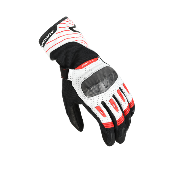 Мотоциклетни ръкавици Macna, Tempo Black/White/Red
