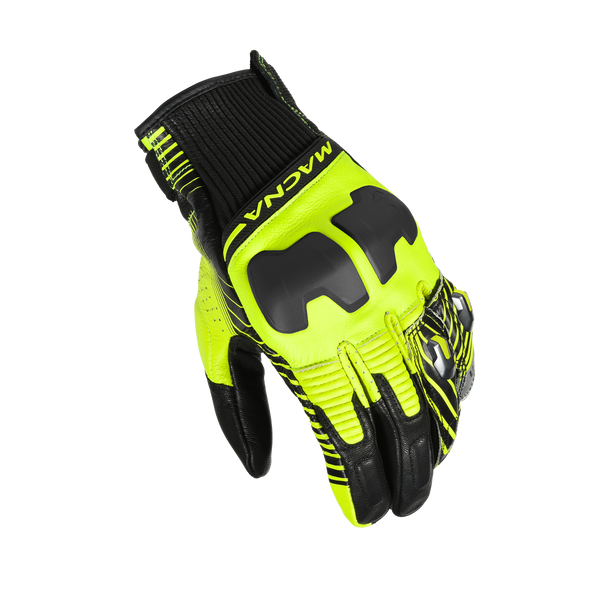 Мотоциклетни ръкавици Macna, Ultraxx Black/Fluo Ylow