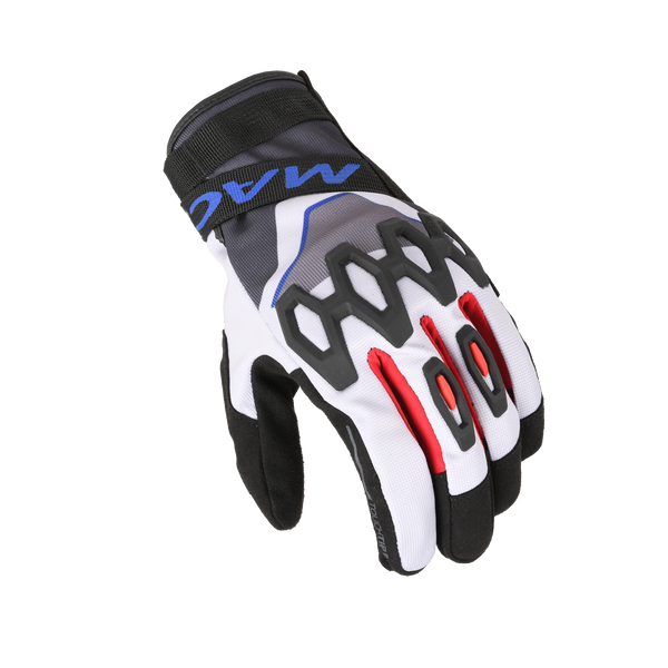 Мотоциклетни ръкавици Macna, Zairon Light Grey/Black/Blue