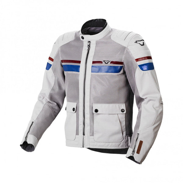 Macna lady textile mc-jacket fluent grey
