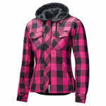 Held Dam Kevlar Mc-Shirt Lumberjack II Black / Pink 