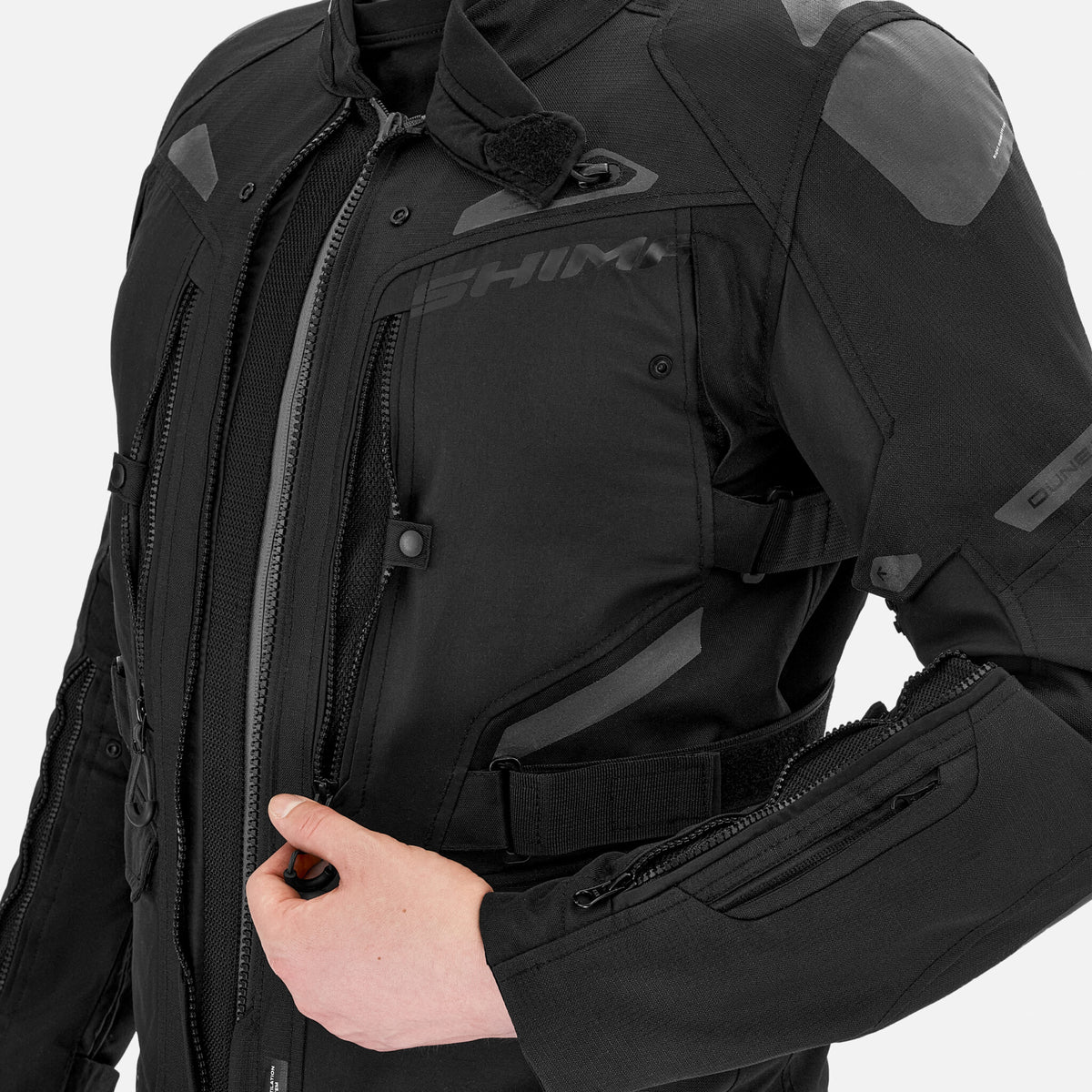 Shima textile mc-jacket dune черно