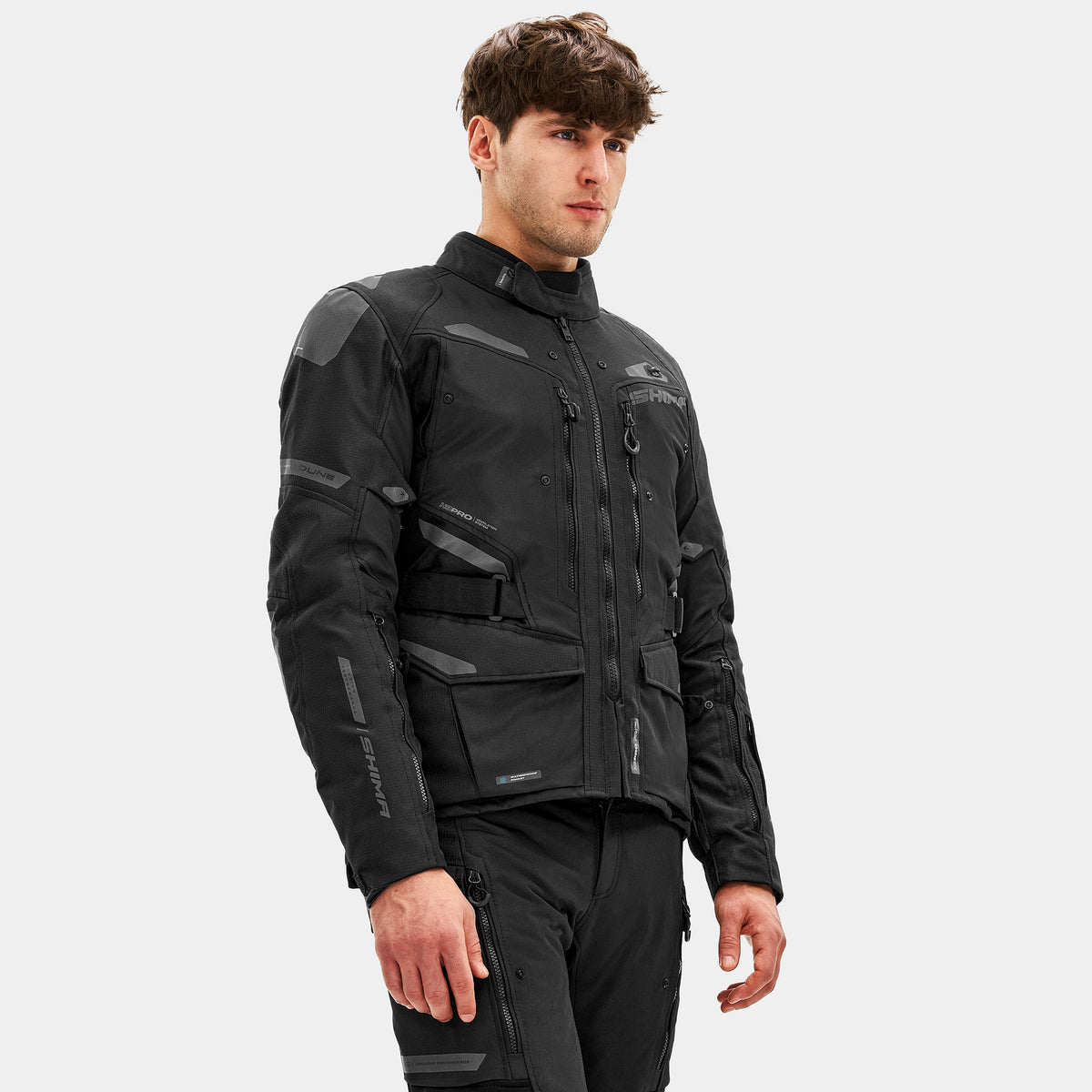 Shima textile mc-jacket dune черно