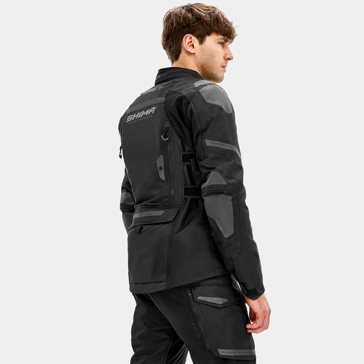 Shima textile mc-jacket dune черно