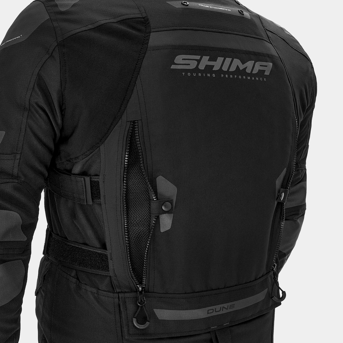 Shima textile mc-jacket dune черно