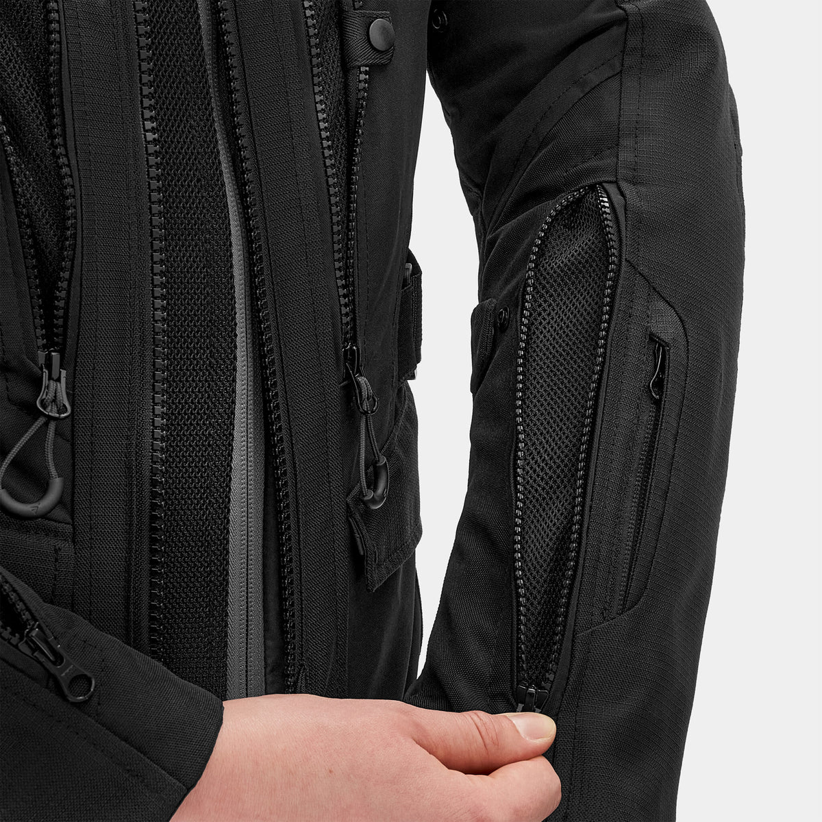 Shima textile mc-jacket dune черно