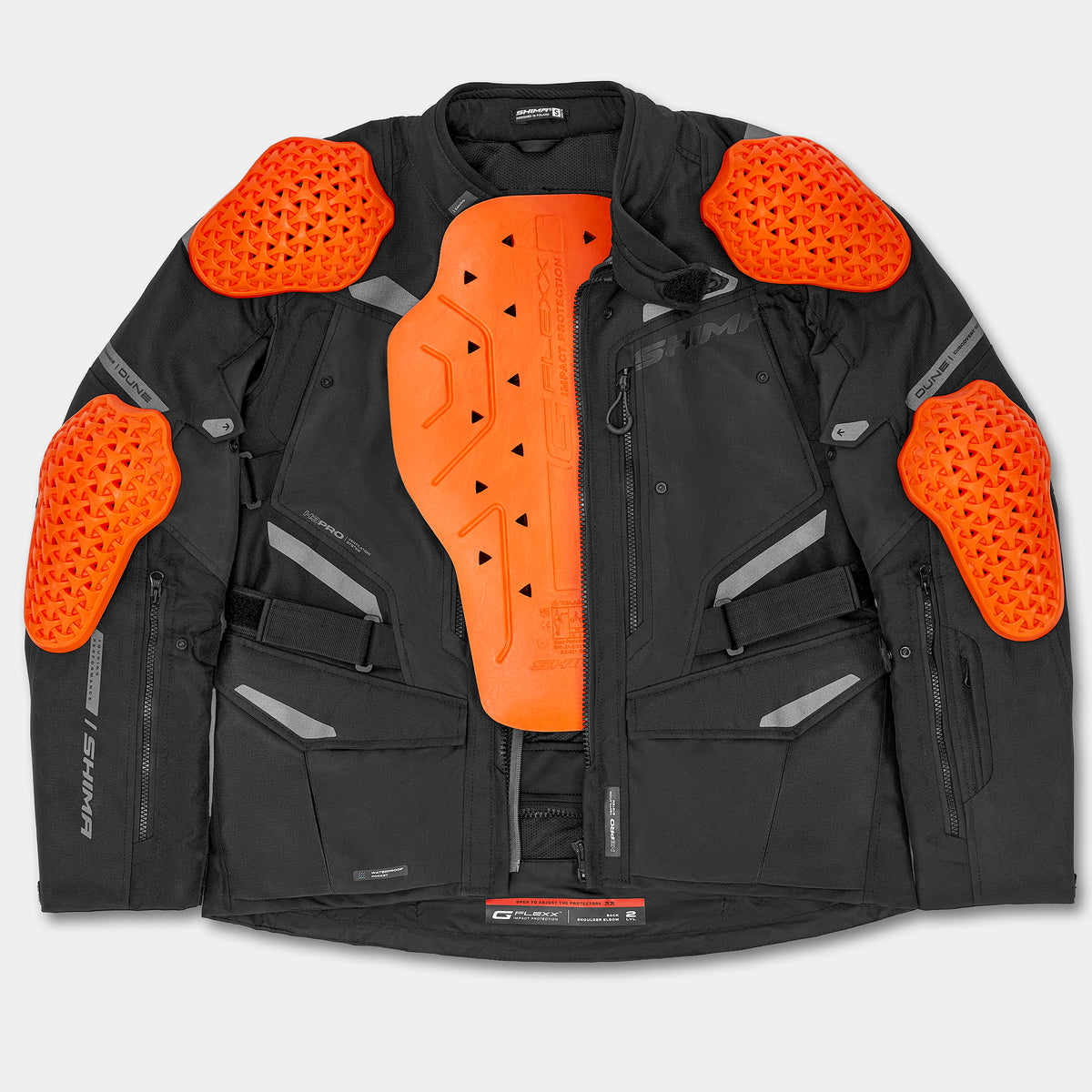 Shima textile mc-jacket dune черно