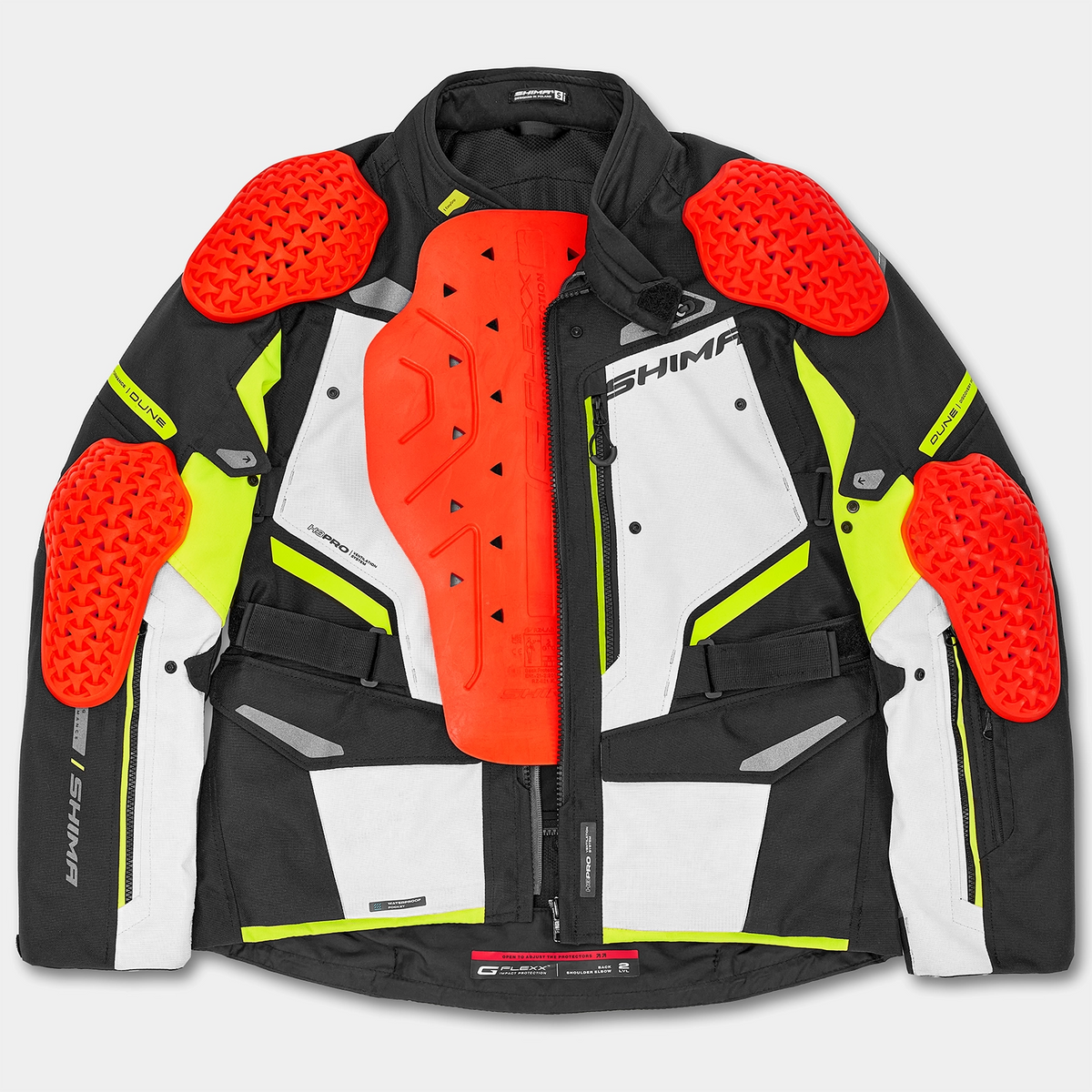 Shima textile mc-jacket dune grey /грип
