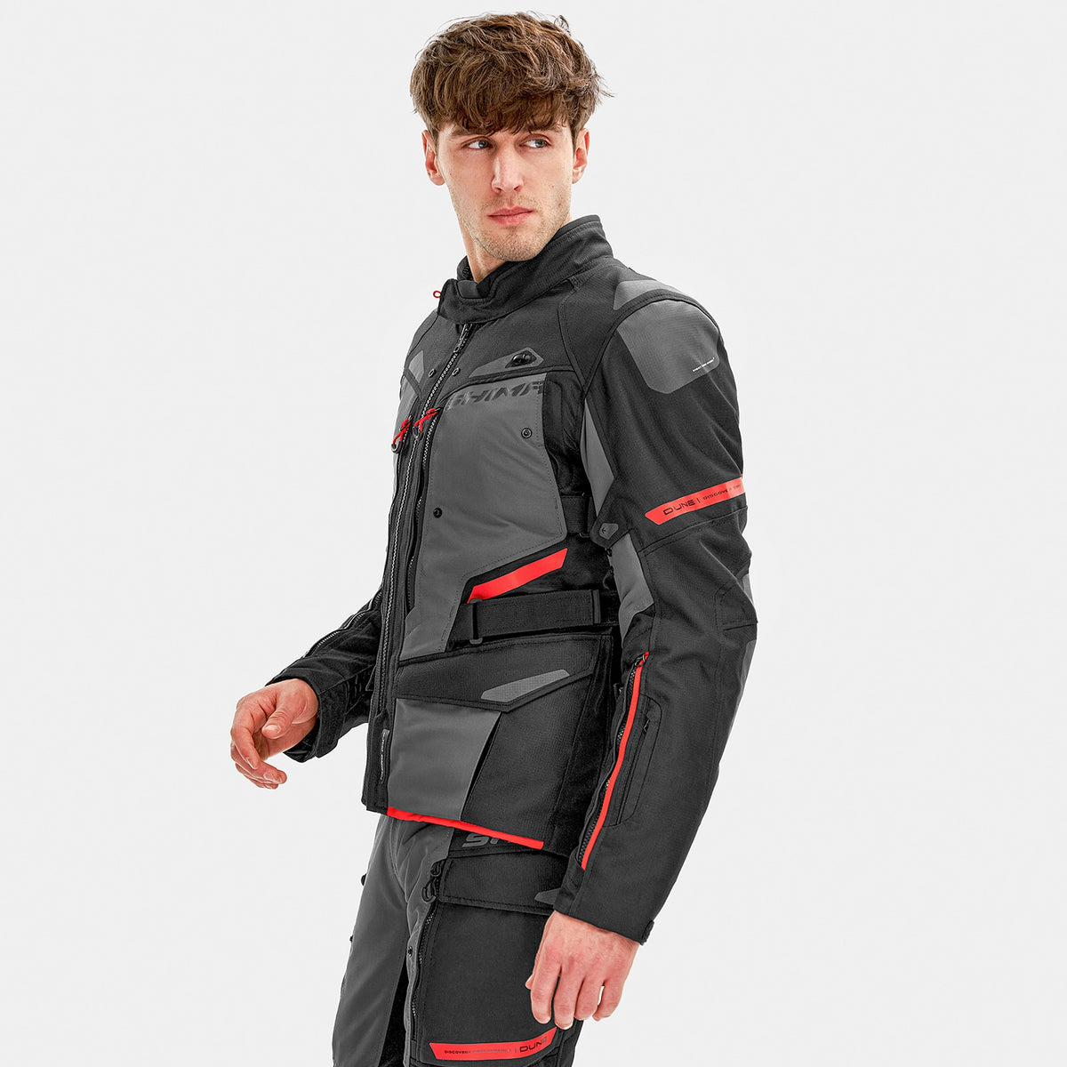 Shima textile mc-jacket dune черно /сиво