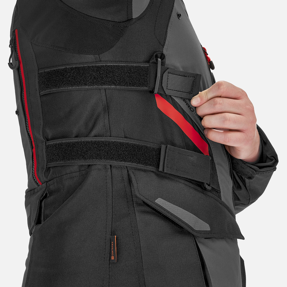 Shima textile mc-jacket dune черно /сиво