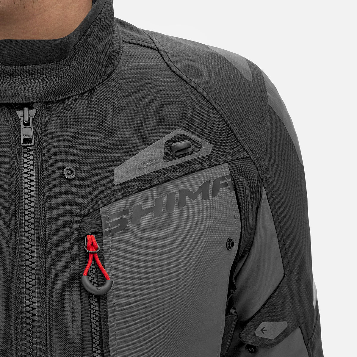 Shima textile mc-jacket dune черно /сиво