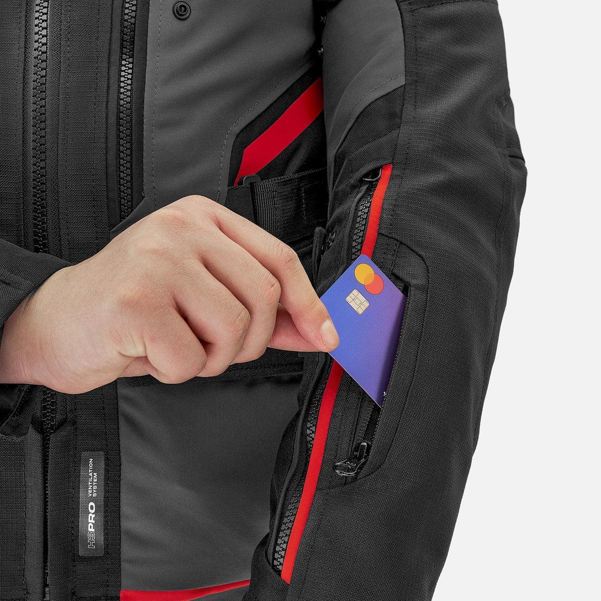 Shima textile mc-jacket dune черно /сиво