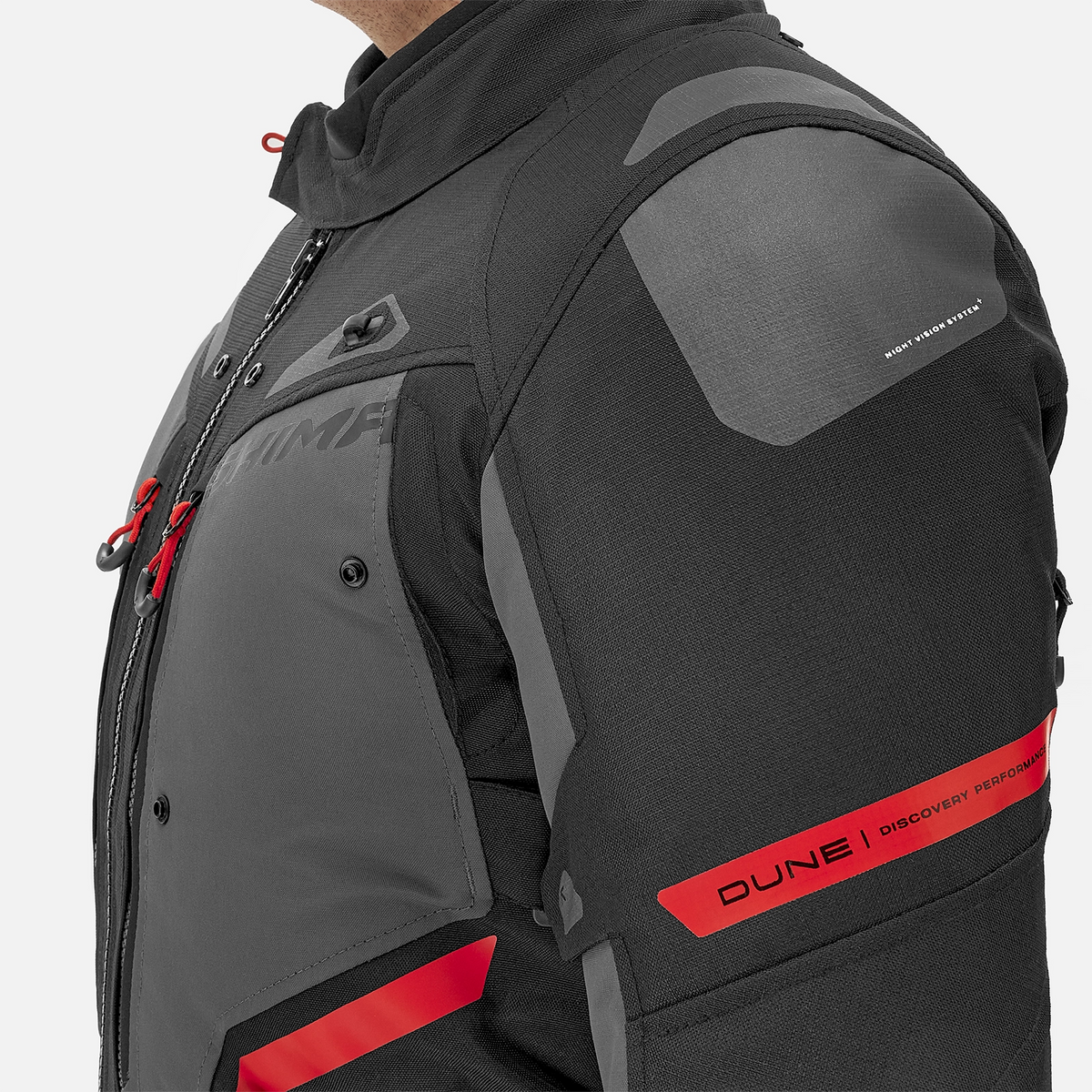 Shima textile mc-jacket dune черно /сиво