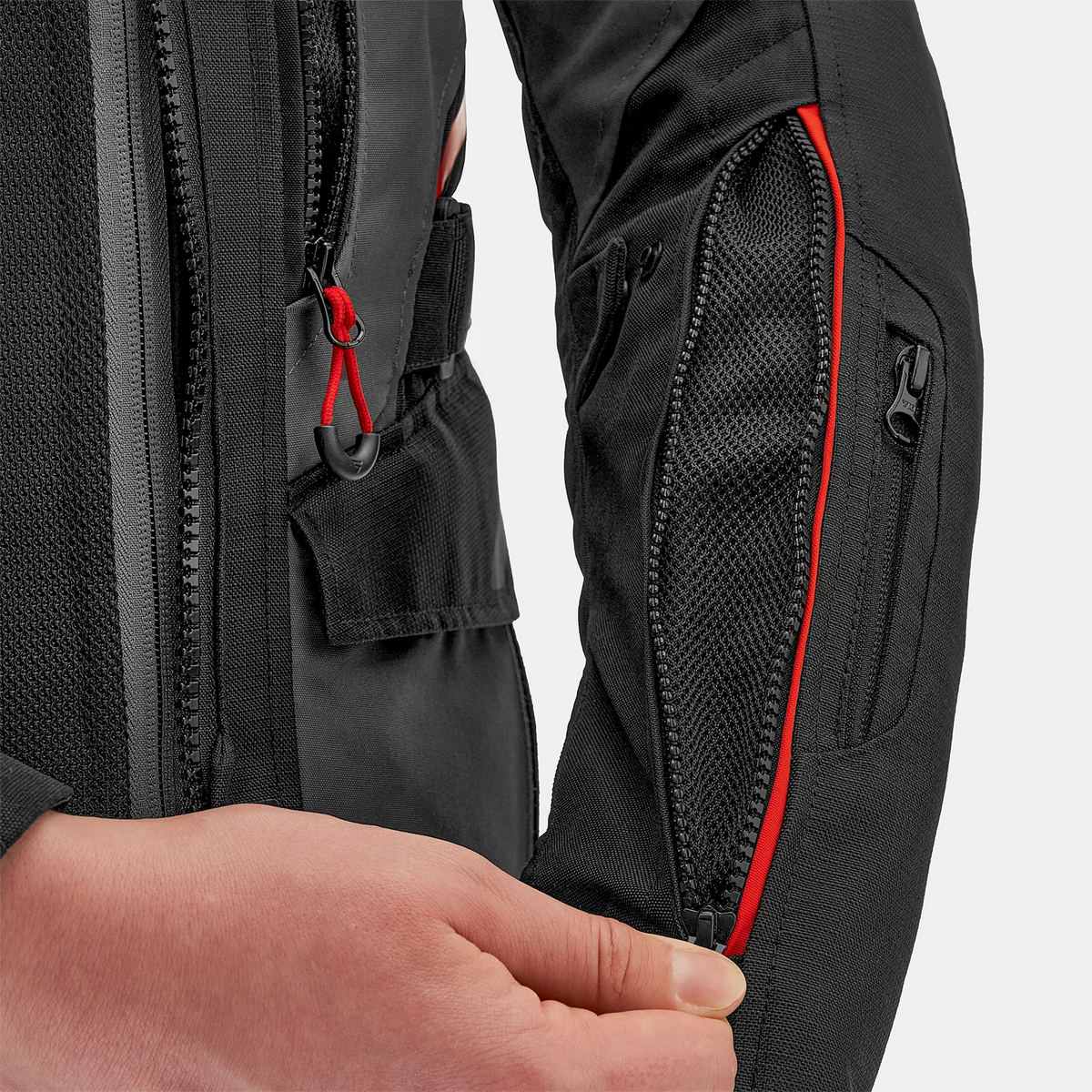 Shima textile mc-jacket dune черно /сиво