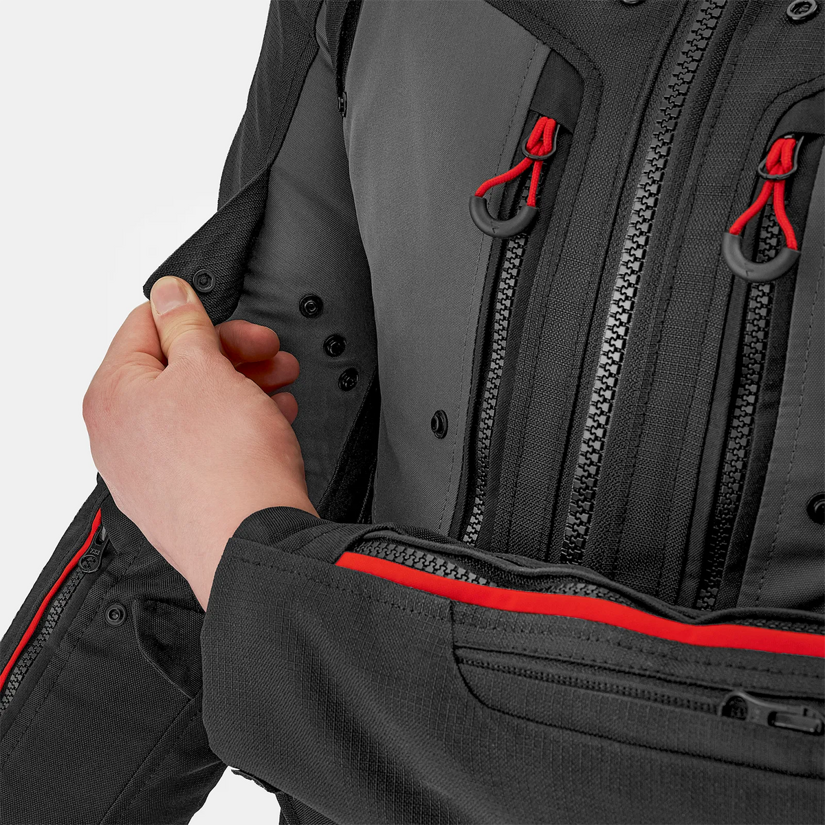 Shima textile mc-jacket dune черно /сиво