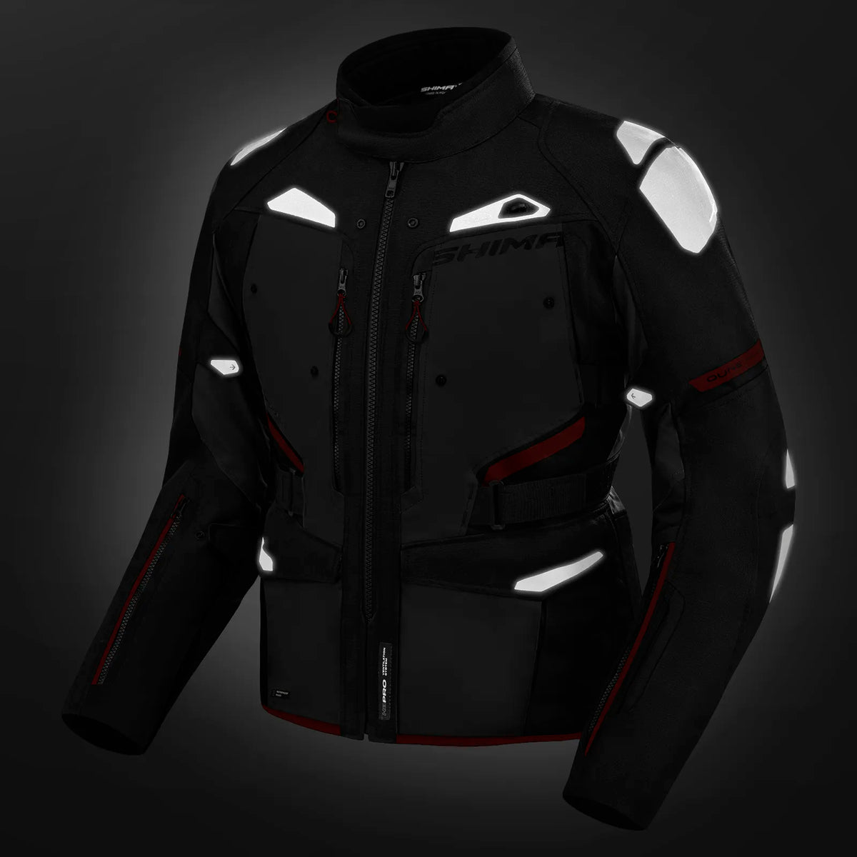 Shima textile mc-jacket dune черно /сиво