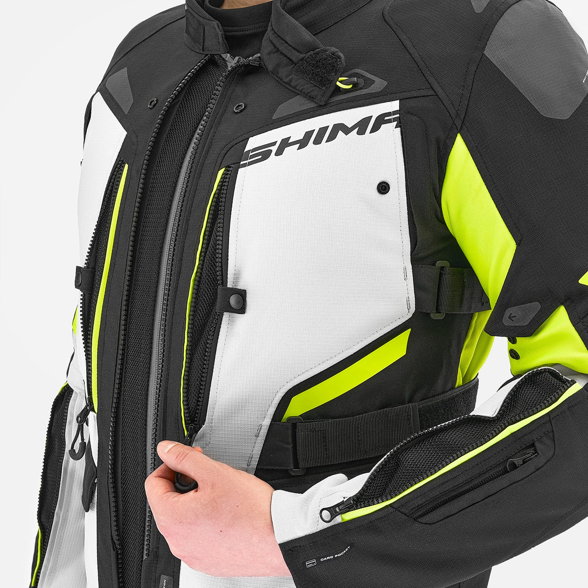 Shima textile mc-jacket dune grey /грип