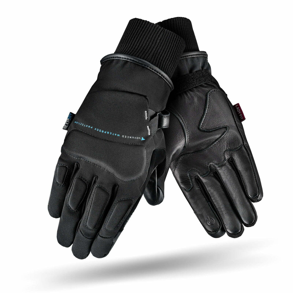 Shima Ladies Mc-Gloves Waterproof Oslo Black