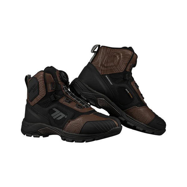 Седемдесет унисекс MC-SHOES SD-BA7 Stelvio Low Black /Brown