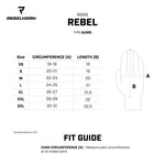 Rebelhorn Sport MC GLOVES Rebel Black /Frip