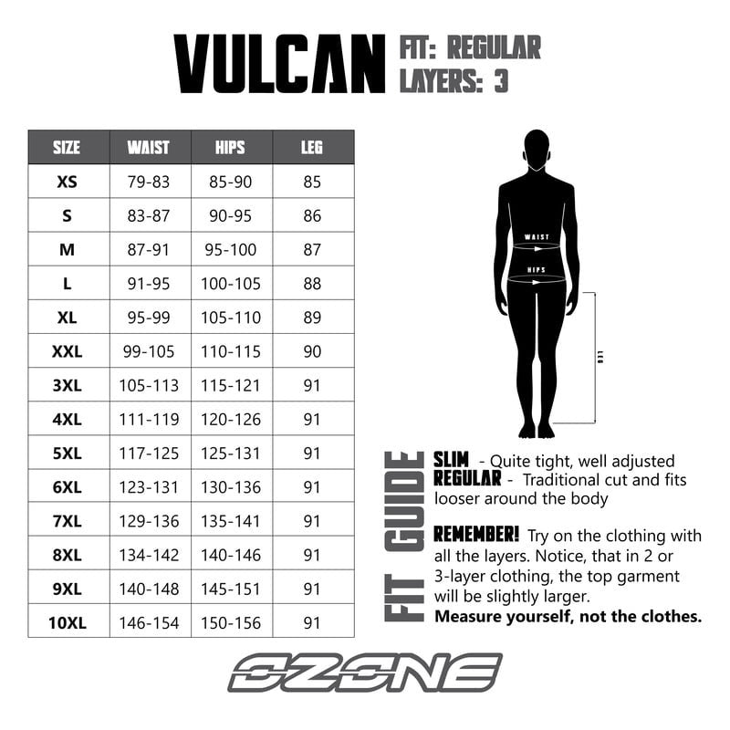 Ozone textile mc-pants vulcan black