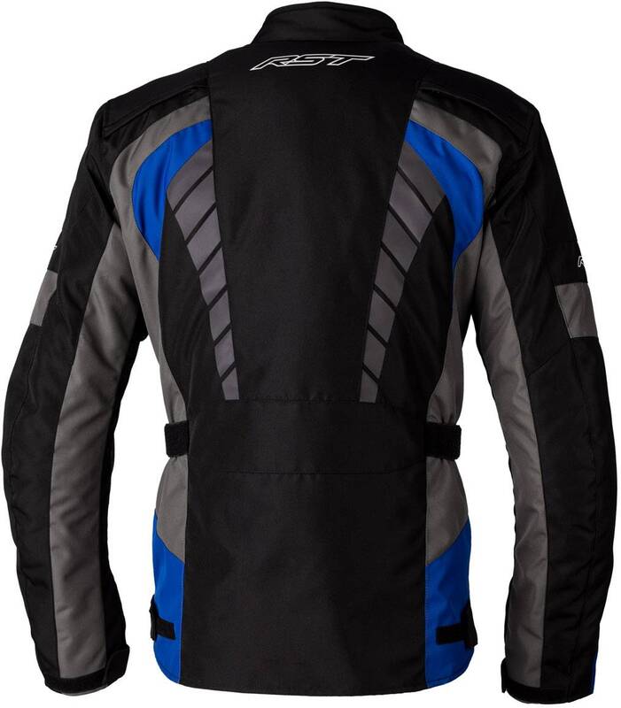 Rst Textile Mc-Jacket Alpha 5 Black /Blue