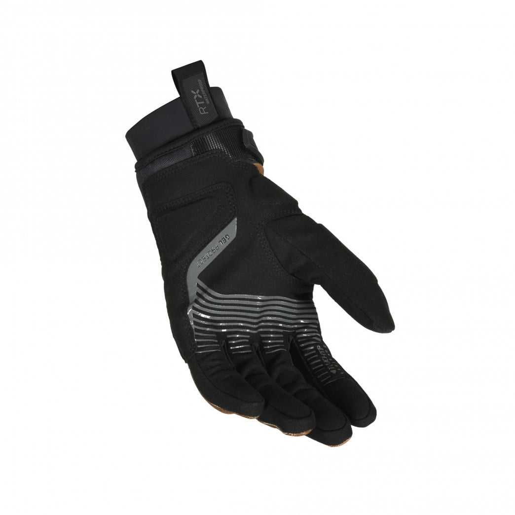 Macna MC Gloves Crew Waterproof RTX Black /Brown