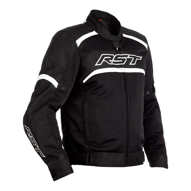 Rst Textile MC-Jacket Pilot Black /White