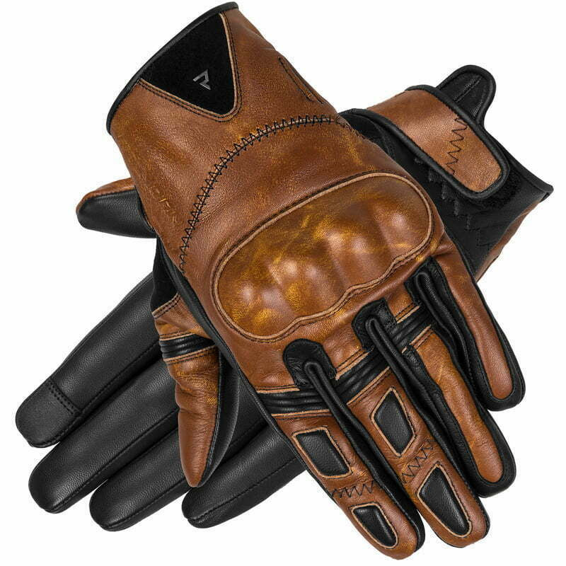 Rebelhorn Women Mc Gloves Thug II Vintage Brown