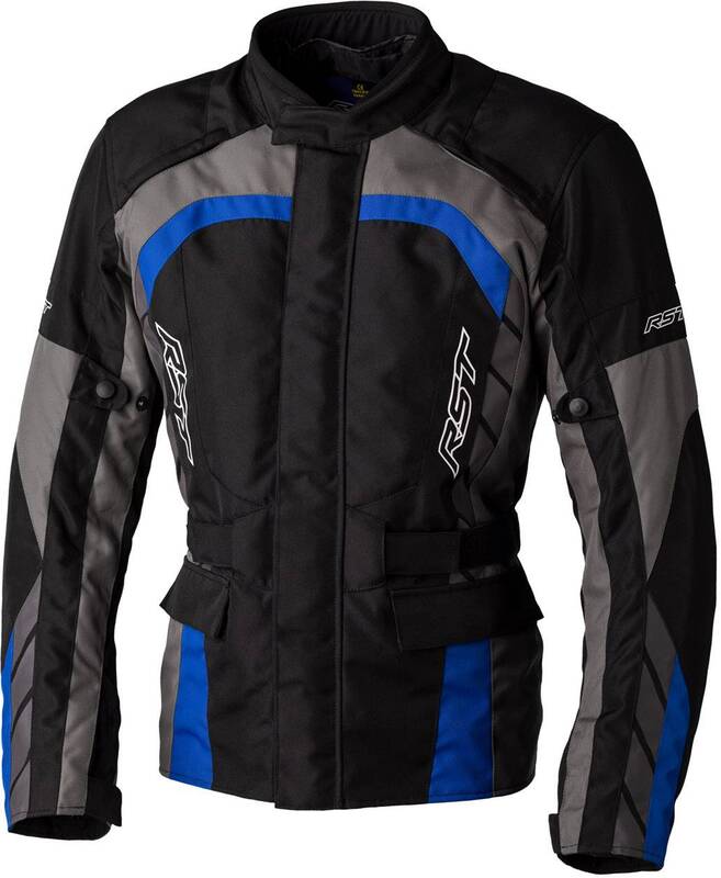 Rst Textile Mc-Jacket Alpha 5 Black /Blue