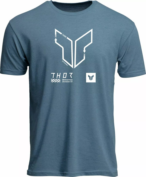 Thor Tee Trax Heather Slate Blue MD 3030-24565