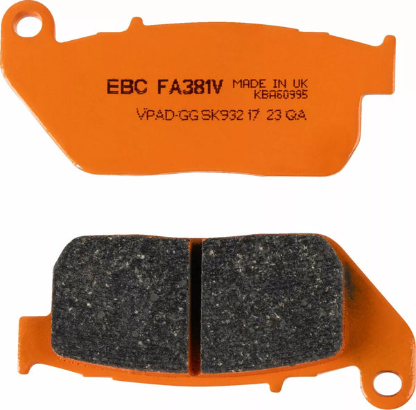 EBC спирачна накладка Vee Semisntrd FA381V
