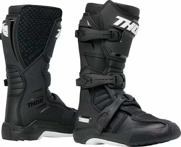 Thor Boot Yth Blitz XR BK/WH 5 3411-0728