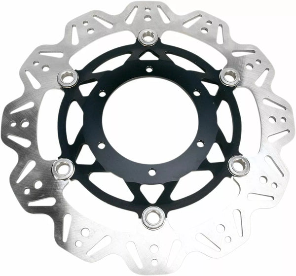 Ebc спирачка rtr flt vee wave blk fr vr1161blk