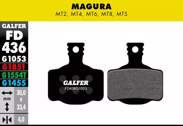 Galfer Brake Pad Performance FD436G1053