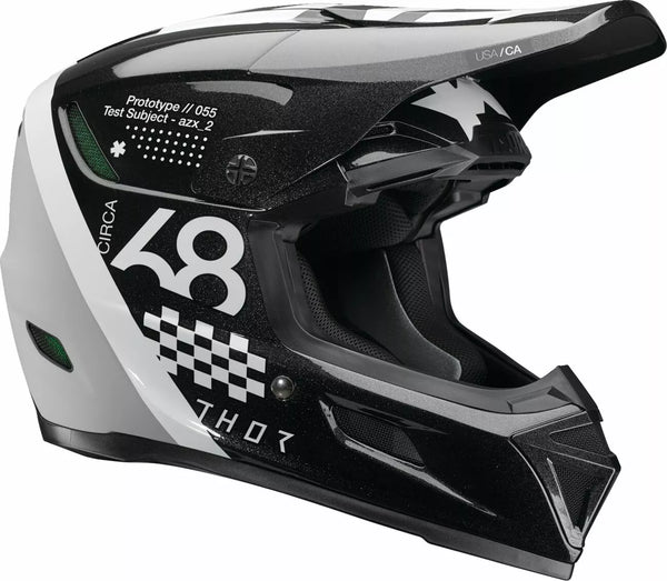 Thor Helmet Reflex Sport Riot BK/WH 0110-8780