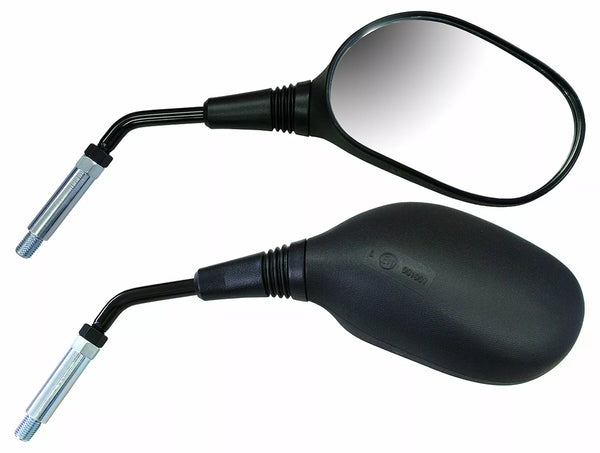 Emgo Mirror Black Right Ec Stem 20-55291